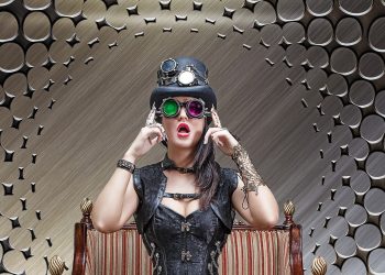 Gorset steampunkowy