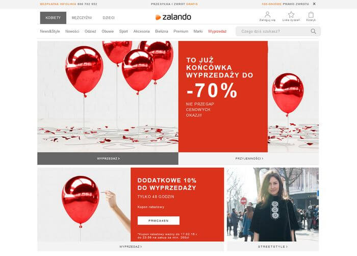 zalando strona www